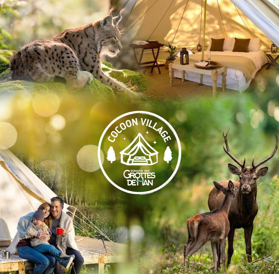 Cocoon Village - Glamping - Domaine Des Grottes De Han 로슈포르 외부 사진